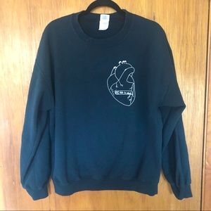 Graphic Black Sweatshirt